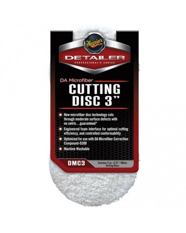 Meguiar's Detailer DA Microfiber Cutting Disc Πάτοι Κοπής Μικροϊνών 3" 86mm (DMC3)