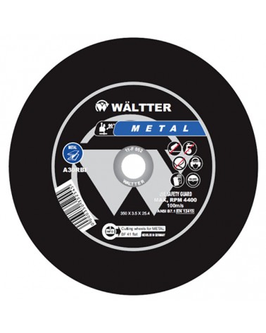 Δίσκος Κοπής Metal 350x3.5x25mm Waltter