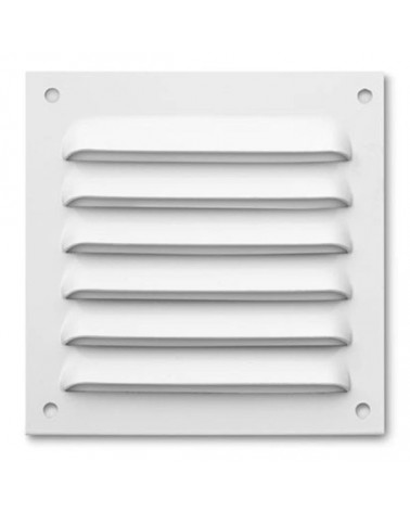 Σχάρα Εξαερισμού Αλουμινίου 100x100mm Λευκή Inofix 1250-2