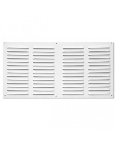 Σχάρα Εξαερισμού Αλουμινίου 200x400mm Λευκή Inofix 1256-2