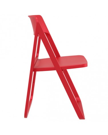 Dream Καρέκλα Πολυπροπυλενίου Red 50x58x85cm Σετ 4 Τεμαχίων