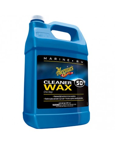 Meguiar's Marine RV One Step Cleaner Wax Καθαριστικό Υγρό Κερί Σκαφών Ενός Βήματος 3.78Lt (M5001)