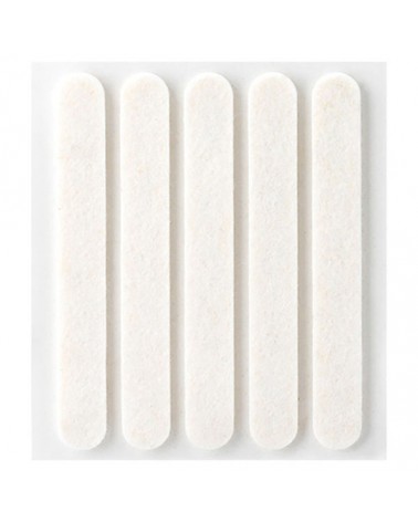 Αυτοκόλλητα Τσοχάκια Οβάλ Λευκά 95x12mm 5 Τεμ. Inofix 4077-2