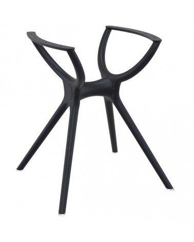 Air Small Βάση Τραπεζιού Πολυπροπυλενίου Black 58x58x72.5cm