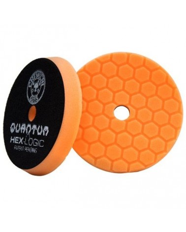 Chemical Guys Hex-Logic Quantum Medium-Heavy Cutting Pad Πορτοκαλί 6.5In
