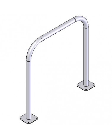 Μπάρα Πάρκινγκ Ποδηλάτων Μικρή 50x80cm FSU2L-5080-4218-GAL