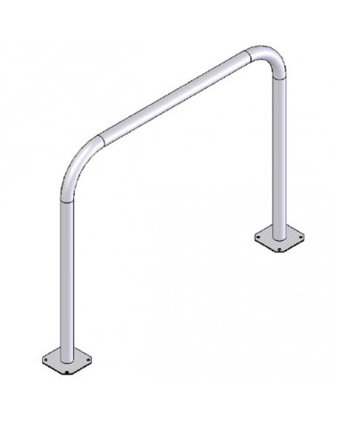 Μπάρα Πάρκινγκ Ποδηλάτων Μεγάλη 100x80cm FSU2L-10080-4218-GAL