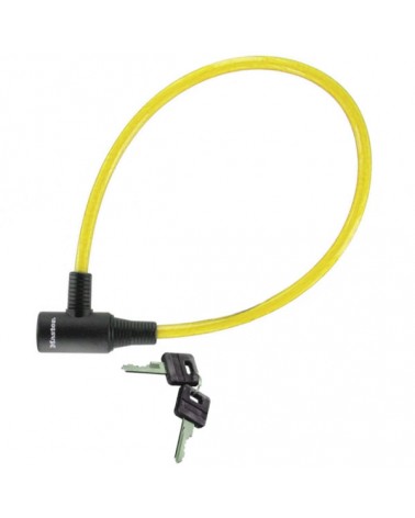 Λουκέτο Ποδηλάτου Με Κλειδί 65cm Κίτρινο Master Lock 8169EURDPRO