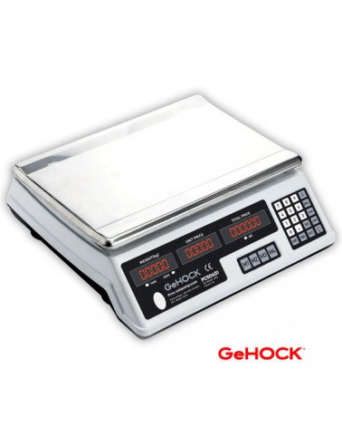Ψηφιακή Επιτραπέζια Ζυγαριά Έως 40kg Λευκή 60-PCS0401 GeHOCK