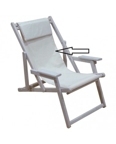 Torino Ύφασμα Εκρού Με Μαξιλάρι Για Σεζλόνγκ 113x43cm
