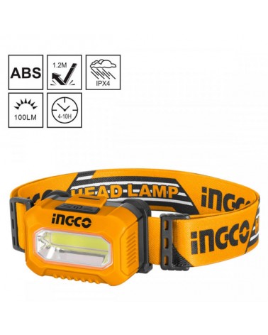 Φακός Led Κεφαλής HHL013AAA5 Ingco
