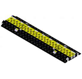 Επιδαπέδιο Κανάλι 2 Αγωγών 100x25xΥ4.5cm PARK-DHCP2