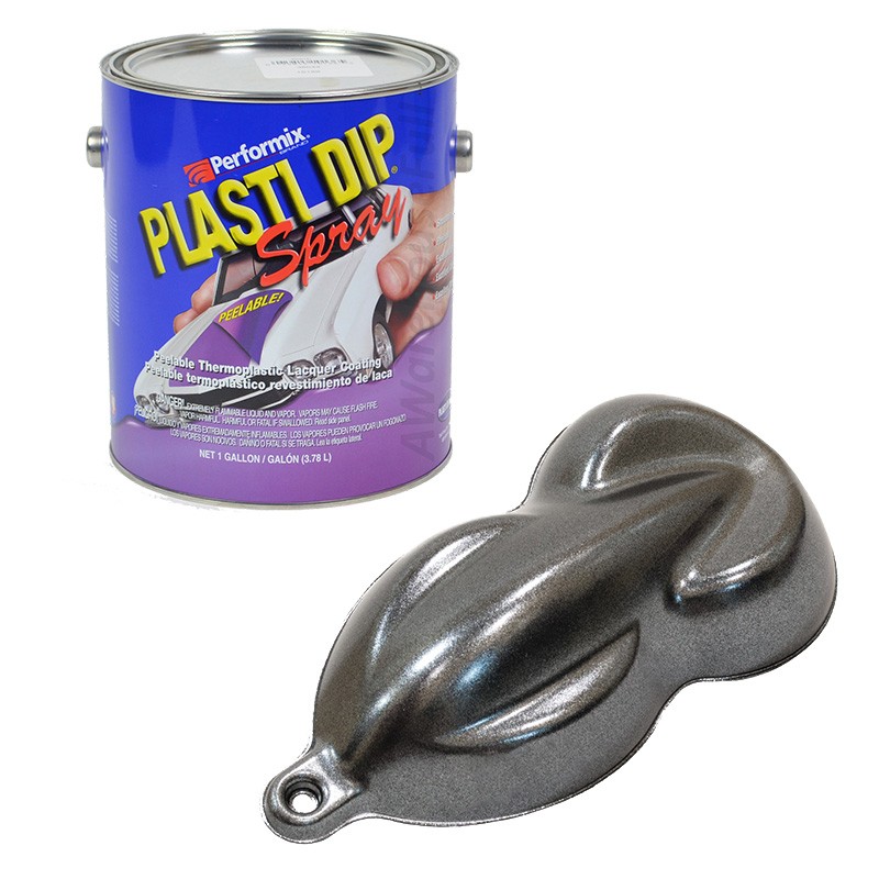 Plasti Dip Silver Metalizer Έτοιμο Υγρό Για Ψεκασμό (Enhancer - Ενισχυτικό Sprayable) 1Lt Plasti Dip