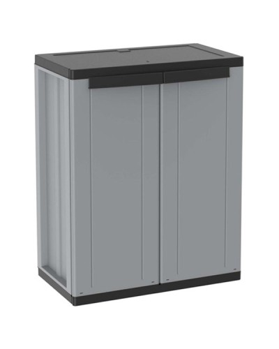 JLine 68 Δίφυλλο Ντουλάπι Πλαστικό Γκρι 85x68x37.5cm