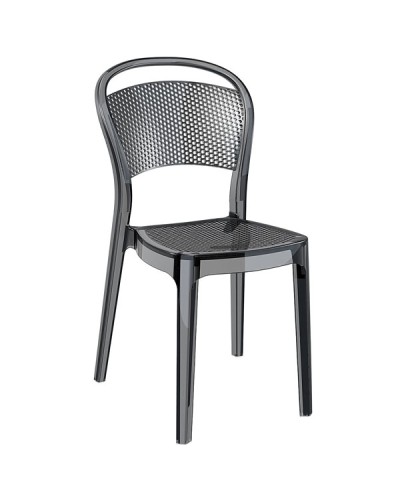 Bee Καρέκλα Black Transparent 46x54x87cm (Σ4)