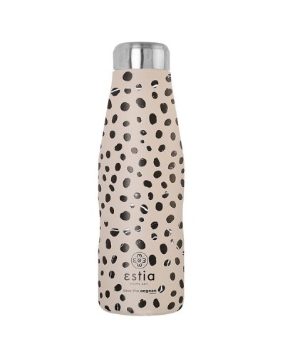 Θερμός Travel Flask Save The Aegean Leopard Taupe 500ml