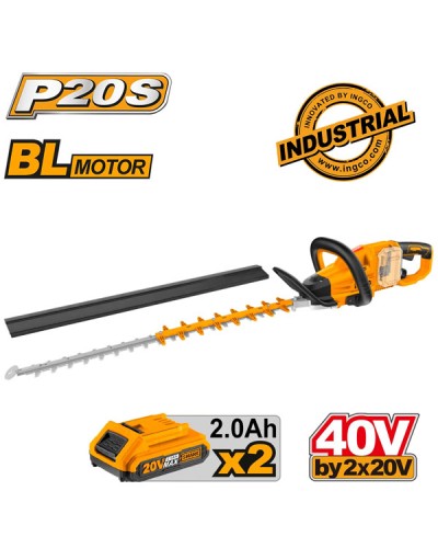 Μπορντουροψάλιδο Μπαταρίας 2x20V Li-Ion CHTLI400282 Ingco