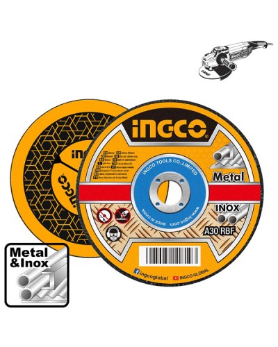 Δίσκοι Κοπής Σιδήρου Inox 180mm x 1.6mm MCD161801 Ingco