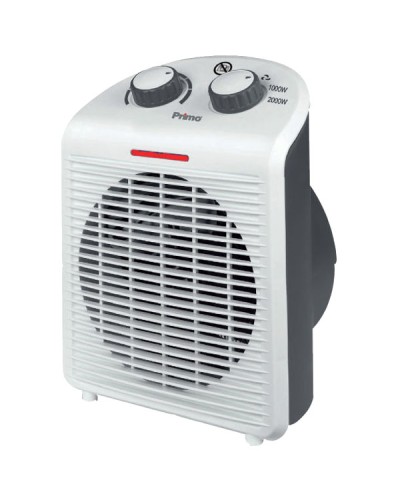 Αερόθερμο Δαπέδου PRFH-81093 Primo IP21 2000W Λευκό Γκρι