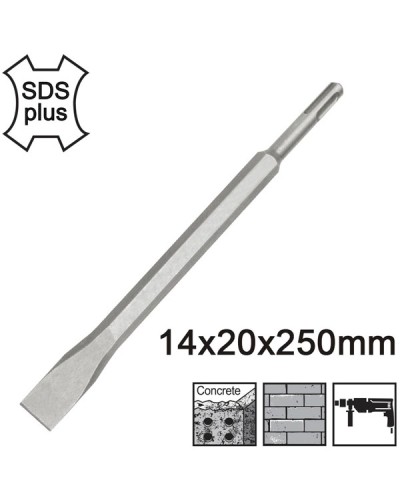 Καλέμι SDS Plus 250x20mm DBC0122501 Ingco