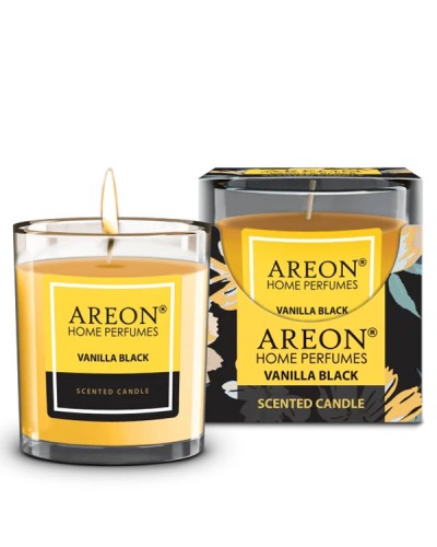 Areon Scented Candle Αρωματικό Κερί Vanilla Black 120gr