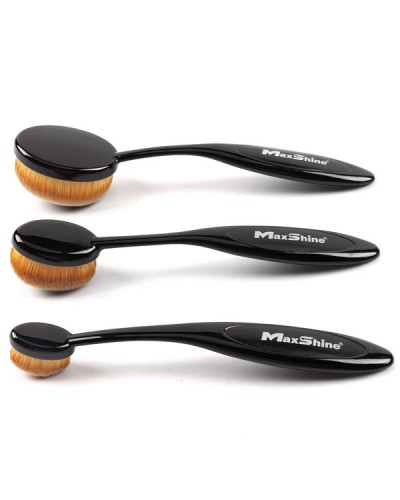 Maxshine Στρόγγυλες Βούρτσες Ultra Soft Σετ 3 Τεμαχίων