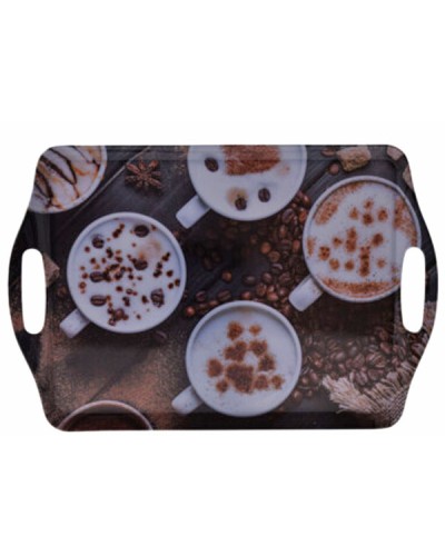 Δίσκος Σερβιρίσματος Μελαμίνης Dear Coffee 45x30cm