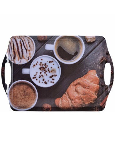 Δίσκος Σερβιρίσματος Μελαμίνης Breakfast Croissant 45x30cm
