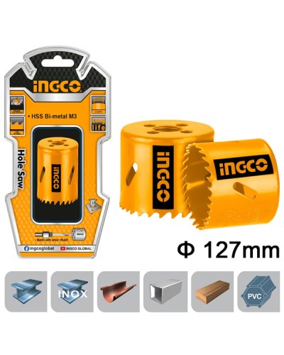Ποτηροτρύπανα Bi-Metal 127mm HSB101271 Ingco