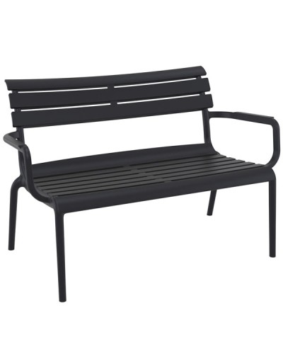 Paris Lounge Sofa Καναπές Πολυπροπυλενίου Black 116x70x75cm