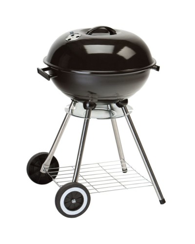 Ψησταριά Κάρβουνου BBQ 44cm Με Καπάκι Και Ρόδες Μεταφοράς