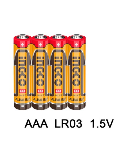 ΑΑΑ Μπαταρίες Αλκαλικές LR03 4 Τεμάχια HAB3A01 Ingco
