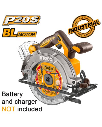 Δισκοπρίονο Μπαταρίας 20V Li-Ion SOLO Φ165mm CSLI1652 Ingco