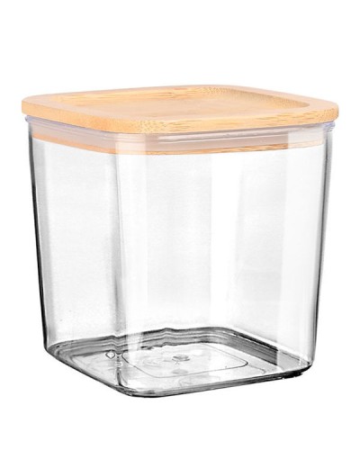 Δοχείο Αποθήκευσης Bamboo Essentials Πλαστικό 500ml Στοιβαζόμενο
