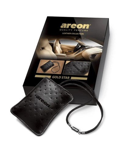 Areon Leather Collection Αρωματικό Αυτοκινήτου Gold Star