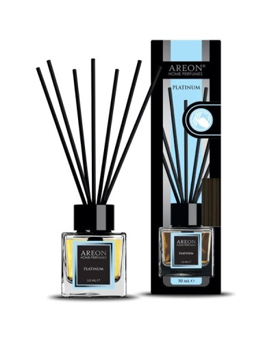 Areon Lux Home Perfume Αρωματικό Χώρου Με Sticks Platinum 50ml