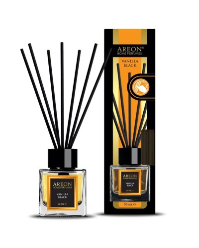 Areon Lux Home Perfume Αρωματικό Χώρου Με Sticks Vanilla Black 50ml