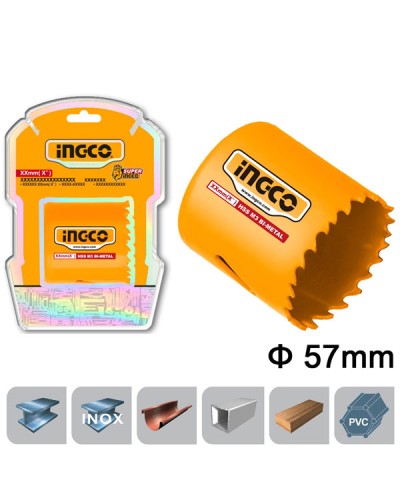 Ποτηροτρύπανο Bi-Metal 57mm HSB10571 Ingco