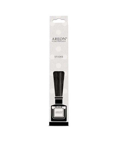 Areon Ανταλλακτικά Sticks Αρωματικών Χώρου Μαύρα 25cm Σετ 10 Τεμαχίων