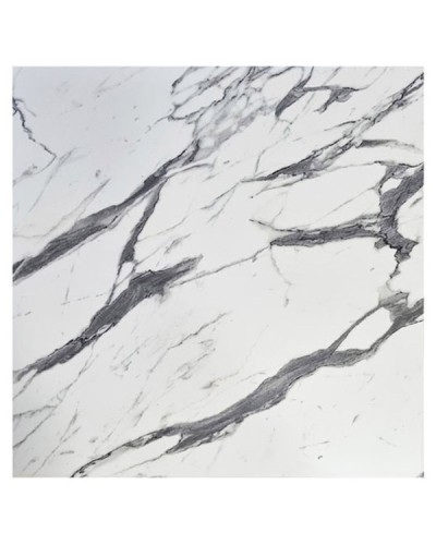 Επιφάνεια Τραπεζιού Werzalit 70x70 Μάρμαρο Carrara