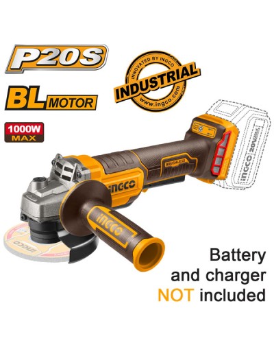 Γωνιακός Τροχός Μπαταρίας 115mm 20V Li-Ion SOLO CAGLI211156 Ingco